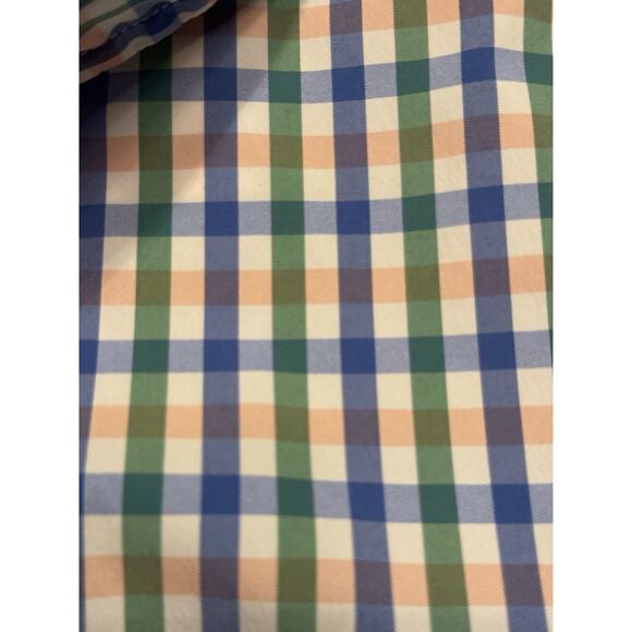 XL Orvis Active Fit Nonstop Twill Pink Green Check Long Sleeve Shirt Button Up - Picture 12 of 12